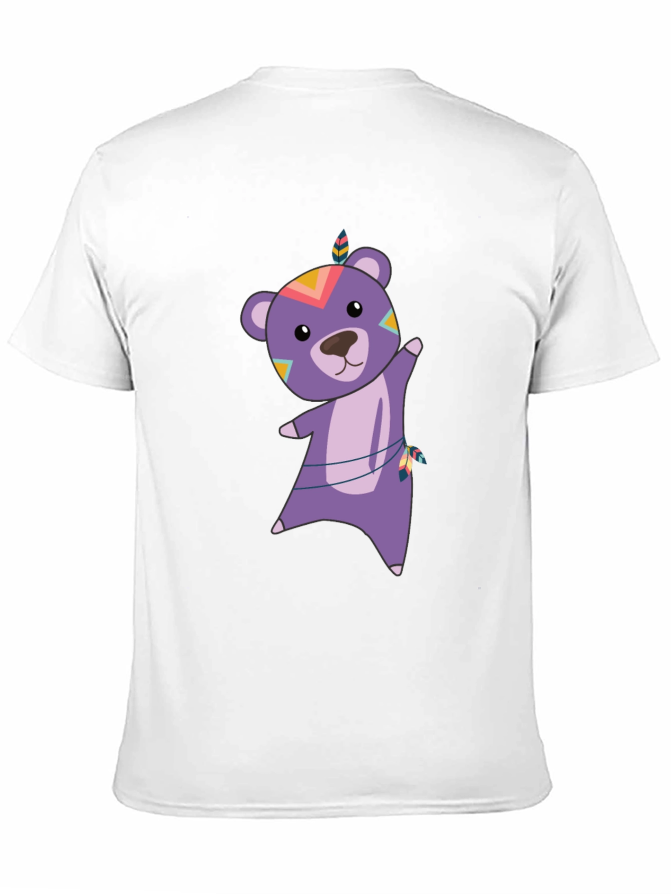 Bear Graphic Tee - Tribal Bear Shirt