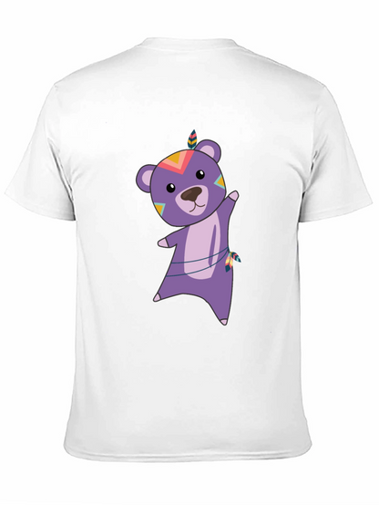 Bear Graphic Tee - Tribal Bear Shirt