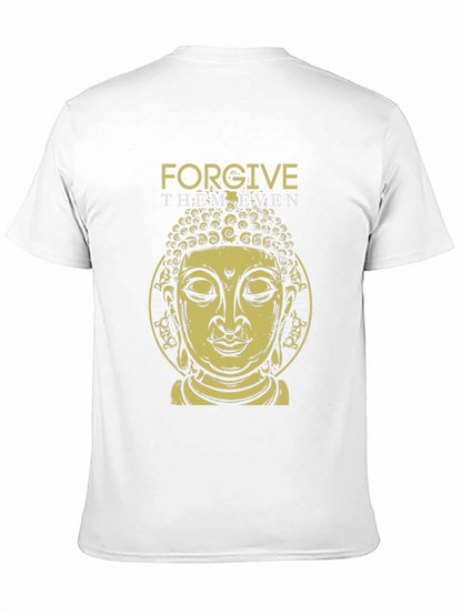 Forgive Them Buddha Graphic Tee - Black