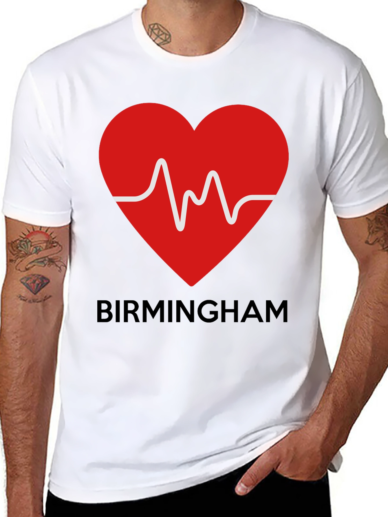 Birmingham Heartbeat Graphic Tee