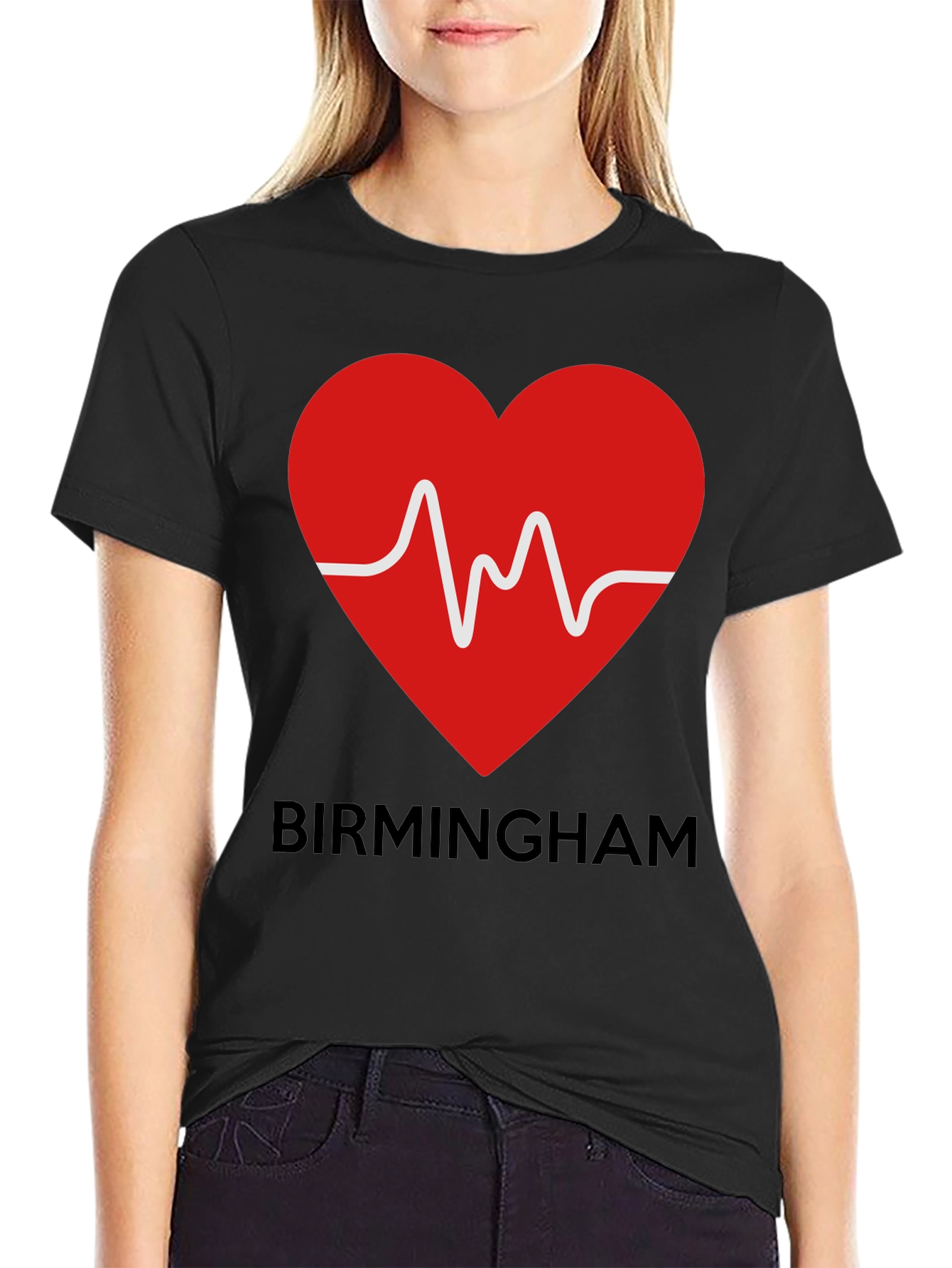Birmingham Heartbeat Graphic Tee
