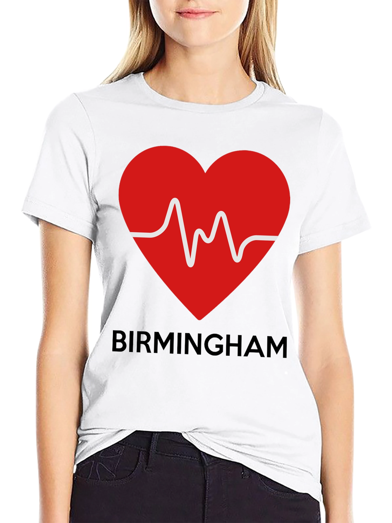 Birmingham Heartbeat Graphic Tee