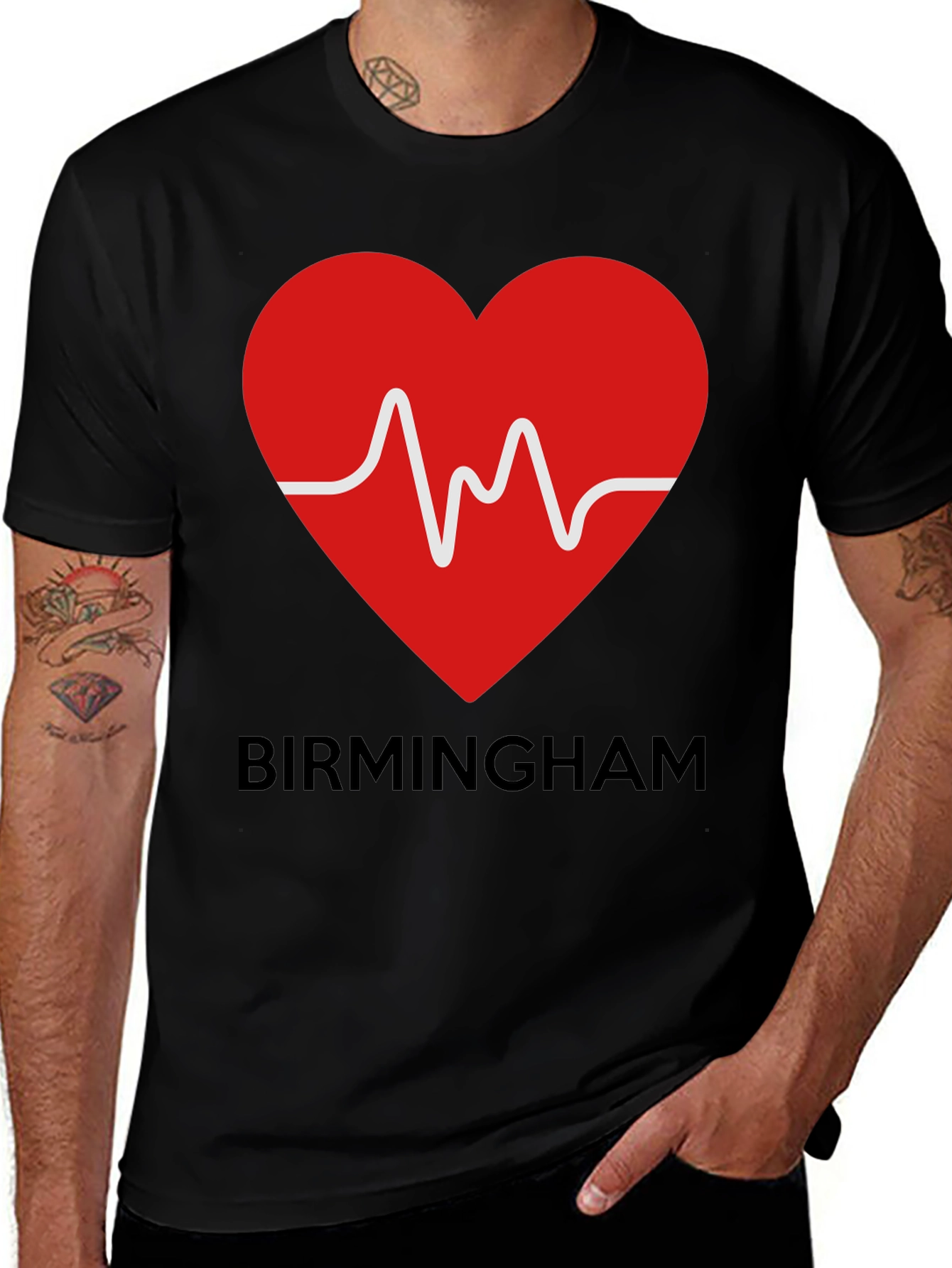 Birmingham Heartbeat Graphic Tee