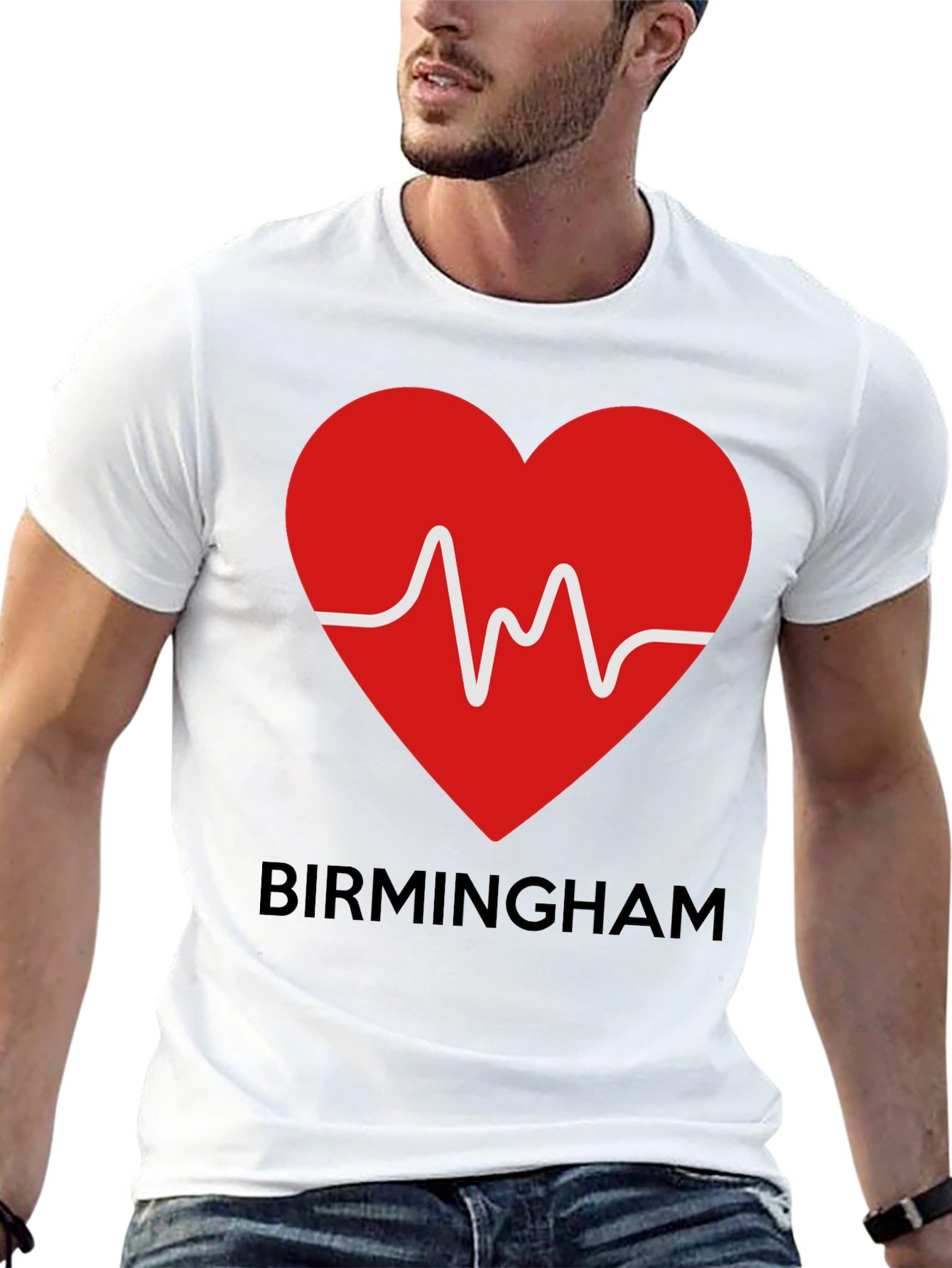 Birmingham Heartbeat Graphic Tee