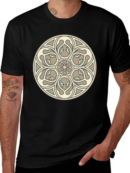 Floral Mandala Graphic Tee - Stylish & Unique Design