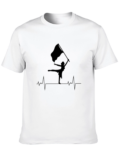 Color Guard Heartbeat T-Shirt