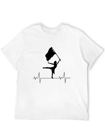Color Guard Heartbeat T-Shirt