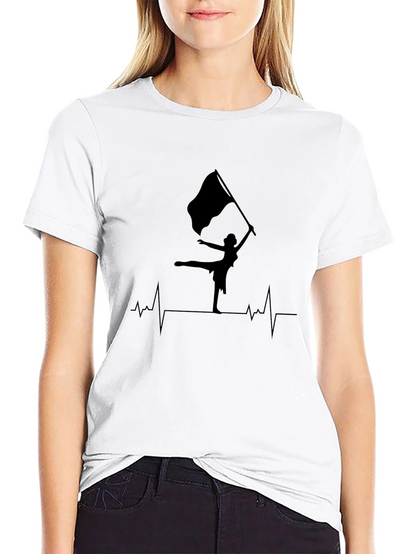 Color Guard Heartbeat T-Shirt
