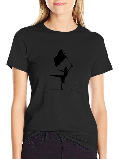Color Guard Heartbeat T-Shirt