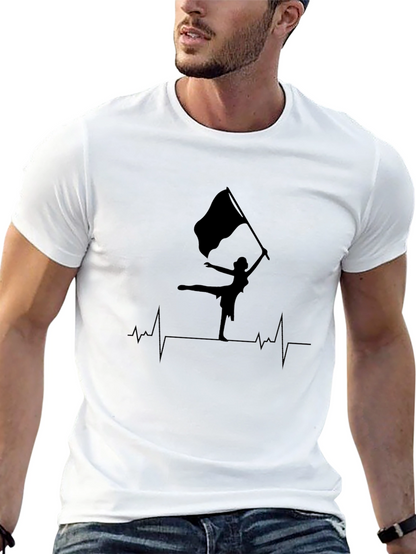 Color Guard Heartbeat T-Shirt