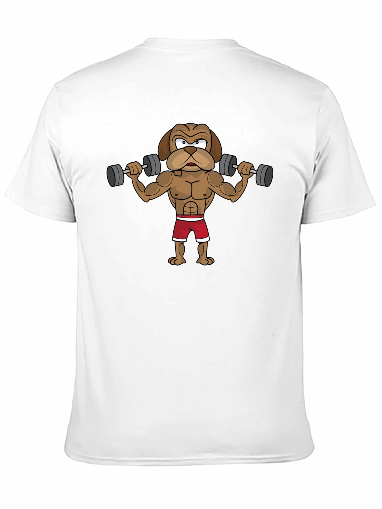 Workout Dog Graphic Tee - Black