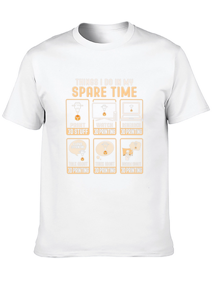3D Printing Hobbyist Black T-Shirt