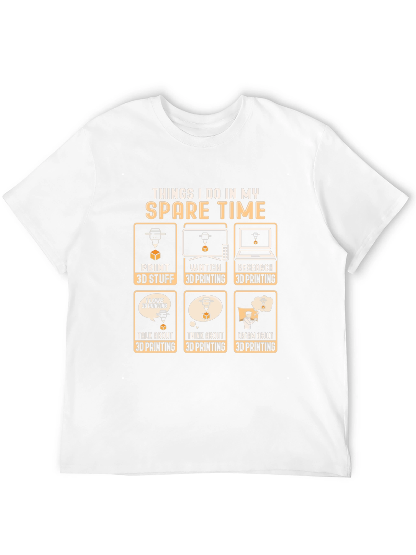 3D Printing Hobbyist Black T-Shirt
