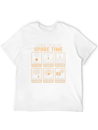 3D Printing Hobbyist Black T-Shirt