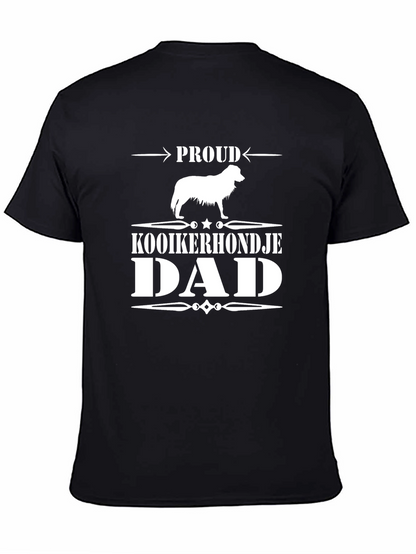 Proud Kooikerhondje Dad T-Shirt - Black