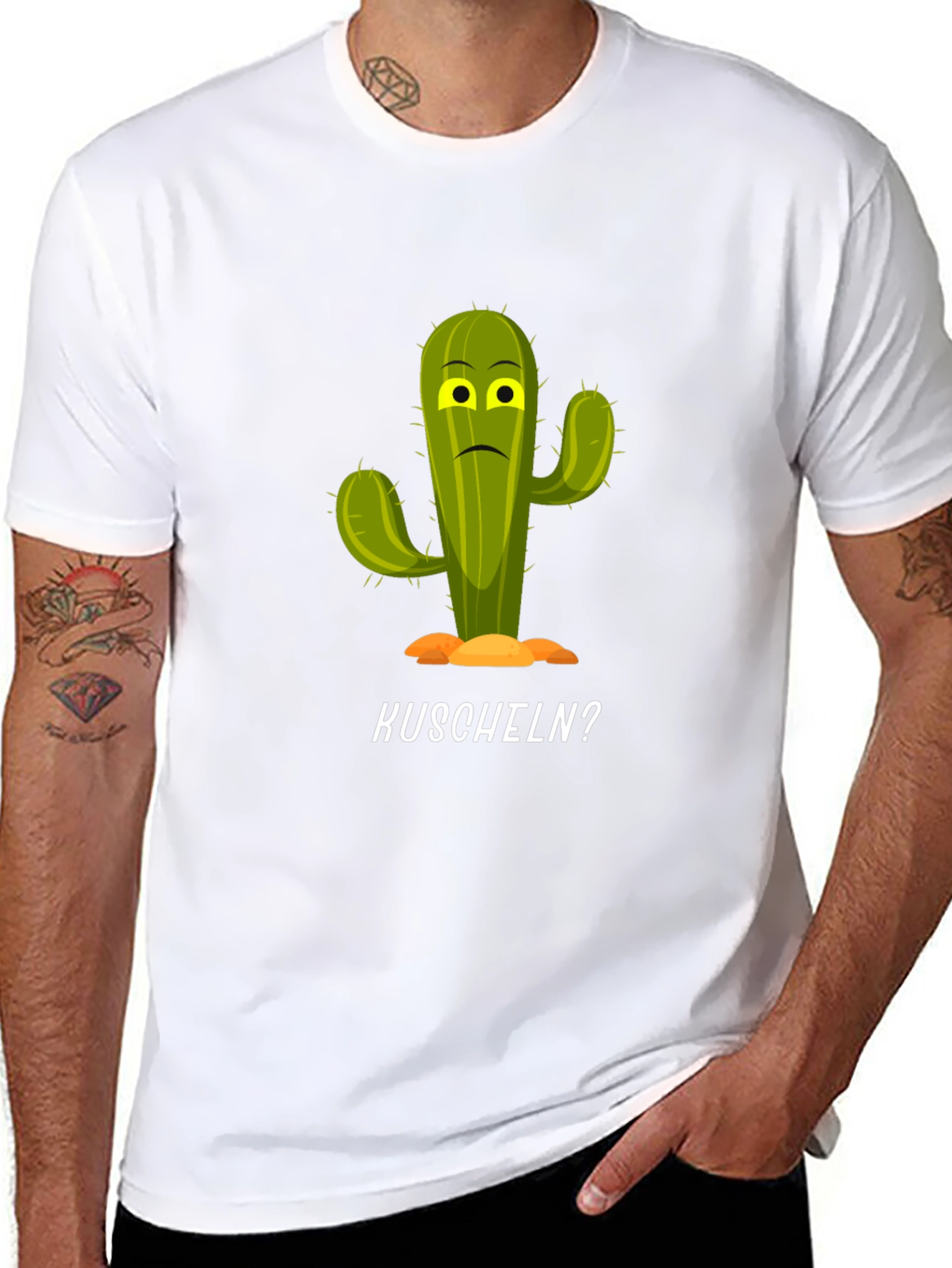 Kuscheln? Cactus Graphic T-Shirt