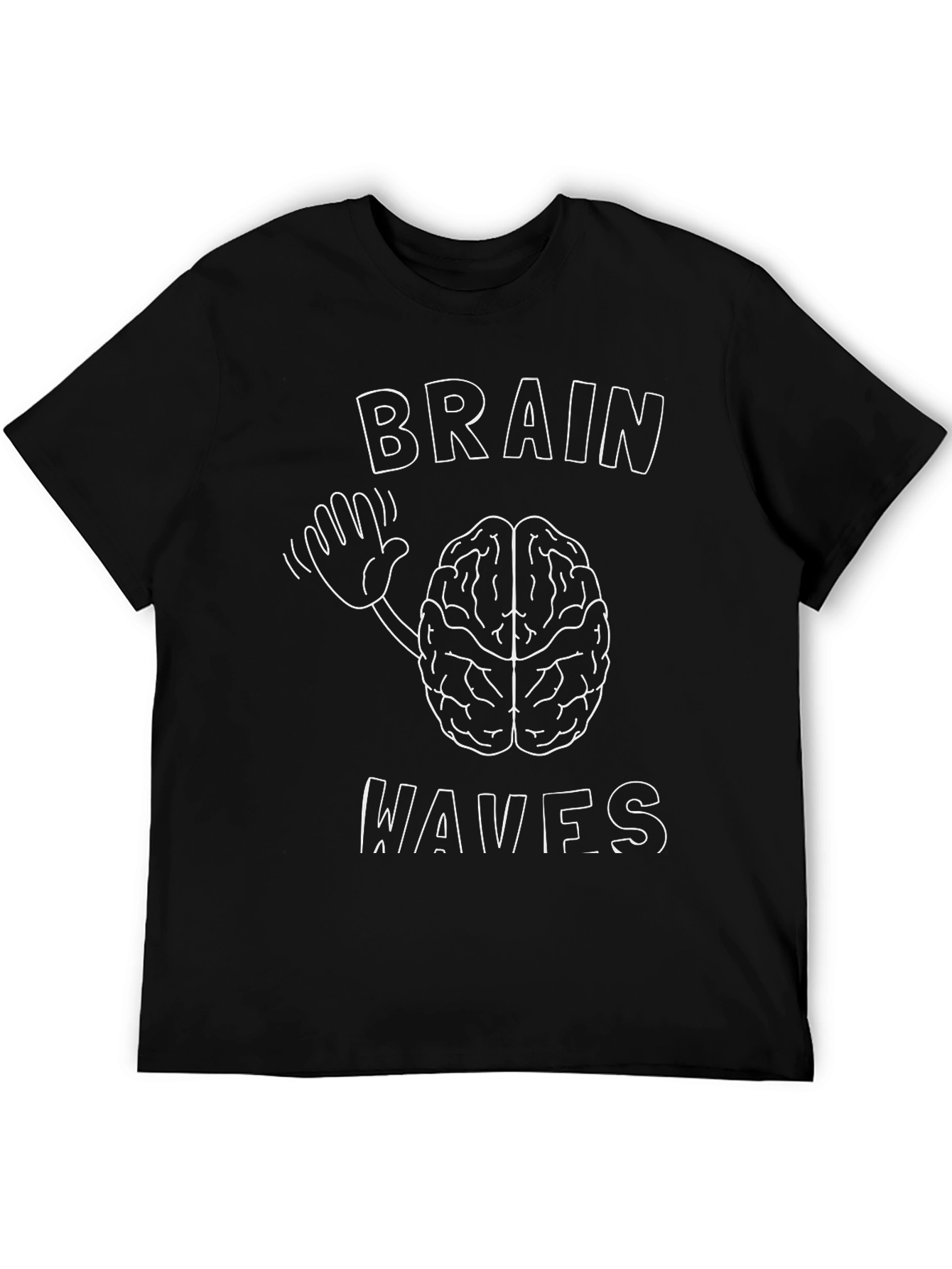 Brain Waves Graphic Tee - Unique Design