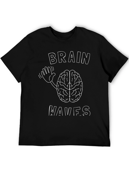 Brain Waves Graphic Tee - Unique Design