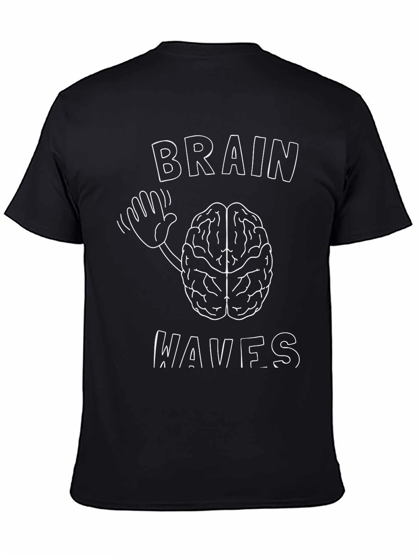 Brain Waves Graphic Tee - Unique Design