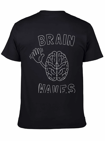 Brain Waves Graphic Tee - Unique Design