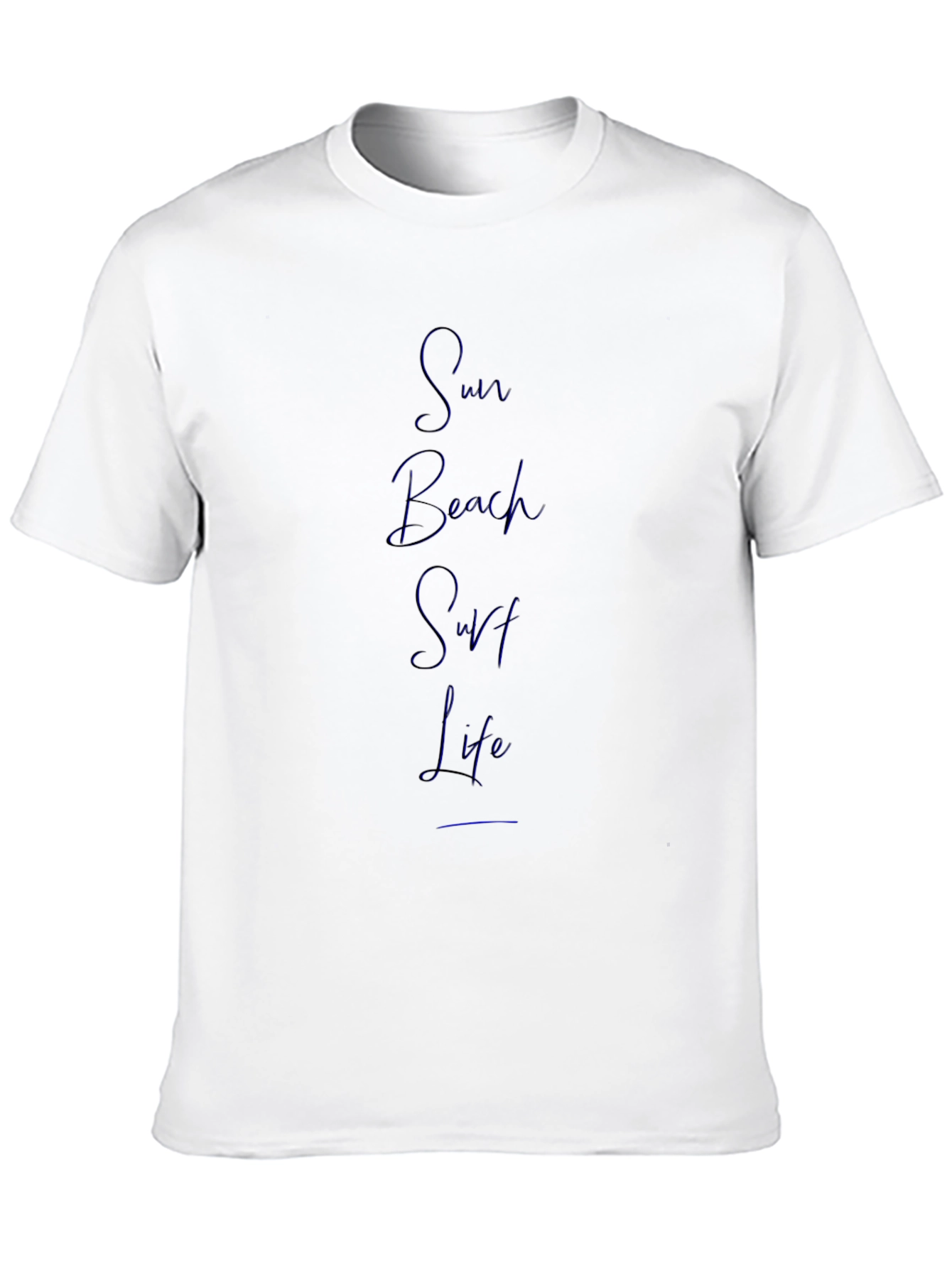 Sun Beach Surf Life Graphic T-Shirt