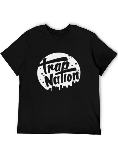 Trap Nation Black Graphic T-Shirt