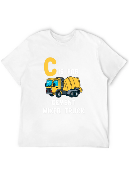 C is for Cement Mixer Truck Kids T-Shirt