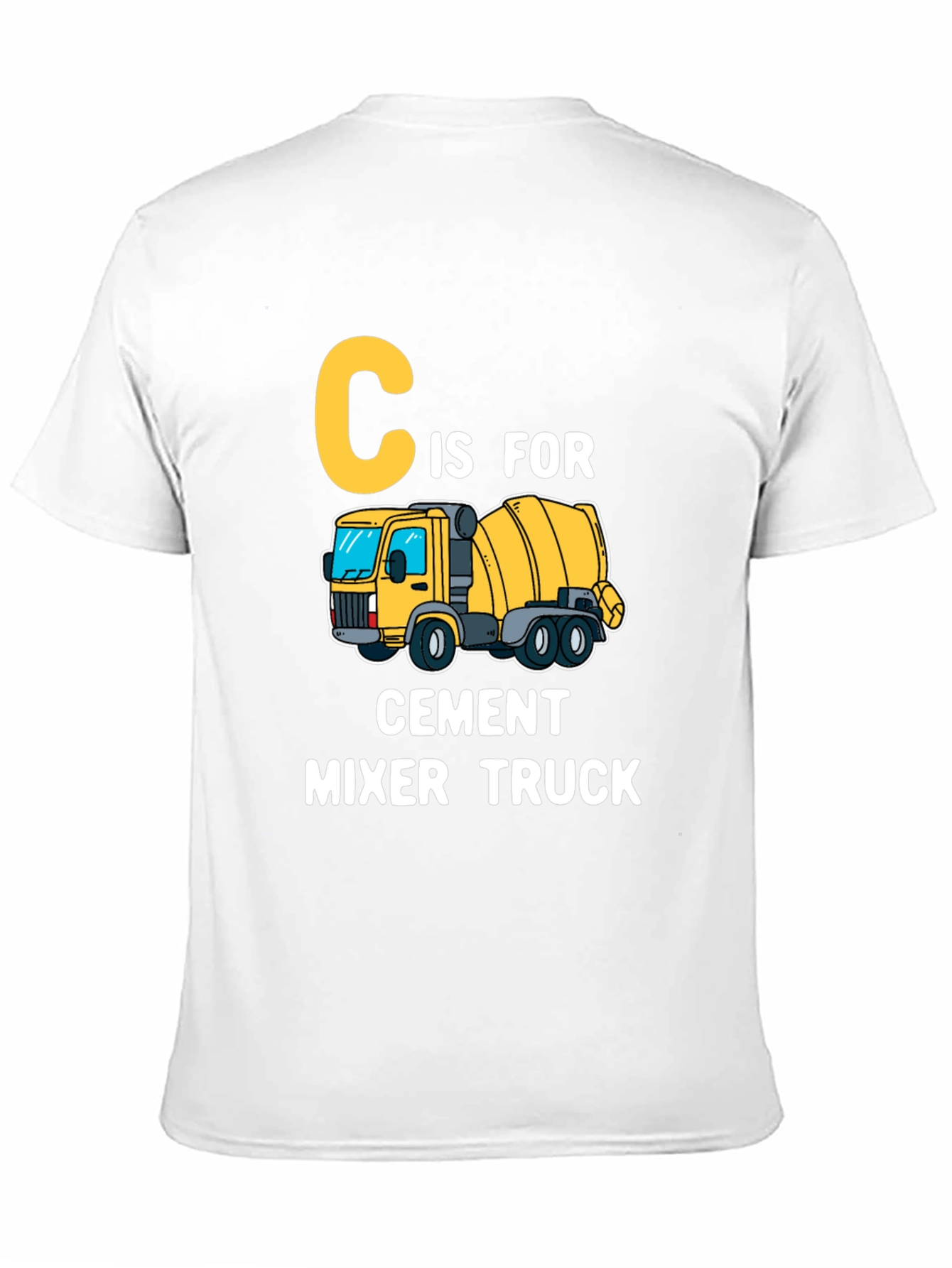C is for Cement Mixer Truck Kids T-Shirt