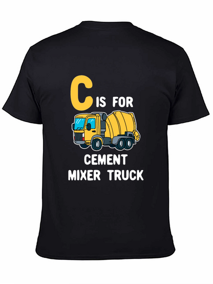 C is for Cement Mixer Truck Kids T-Shirt