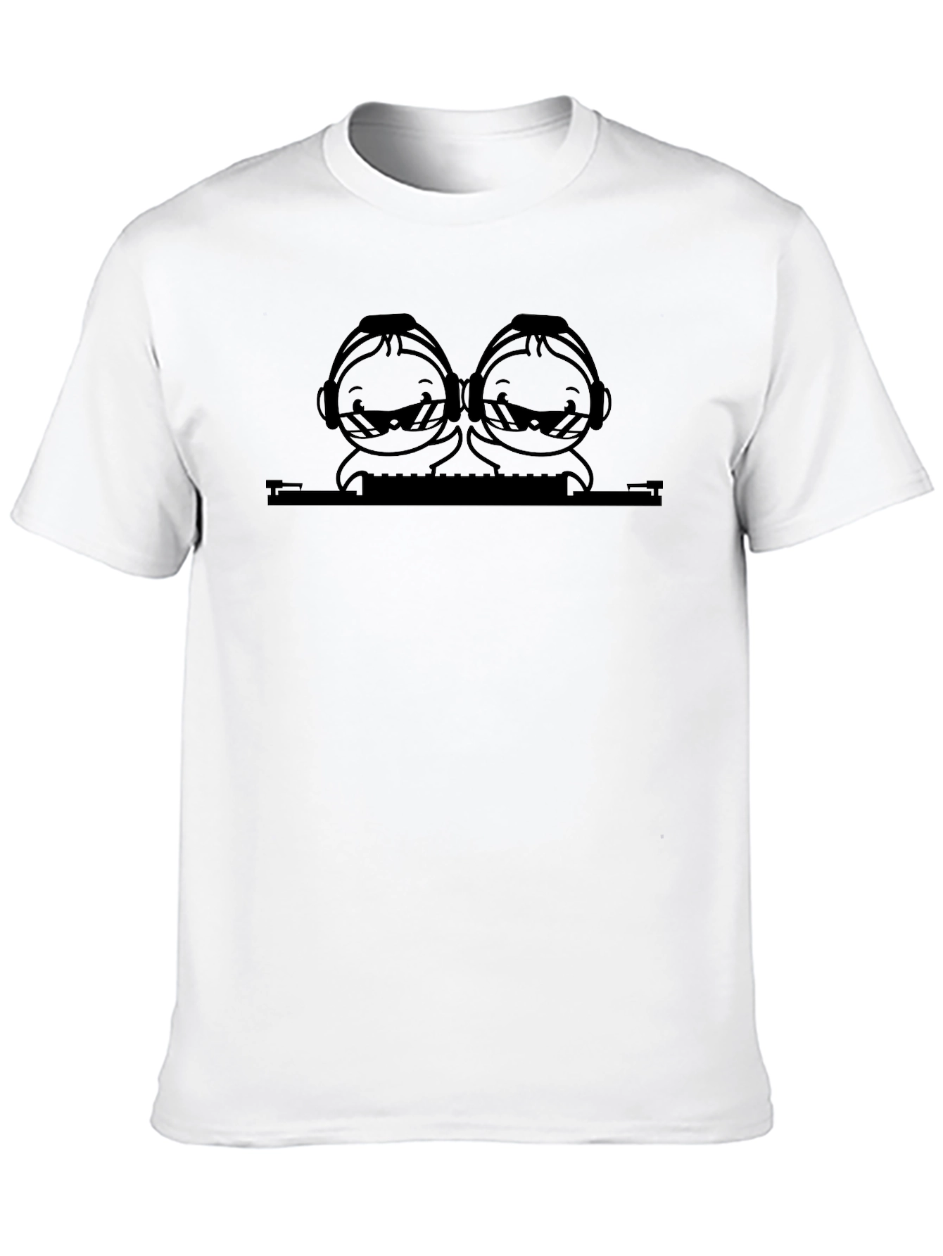 DJ Twins Black T-Shirt - Cool & Stylish!