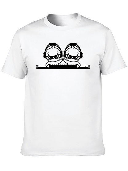 DJ Twins Black T-Shirt - Cool & Stylish!