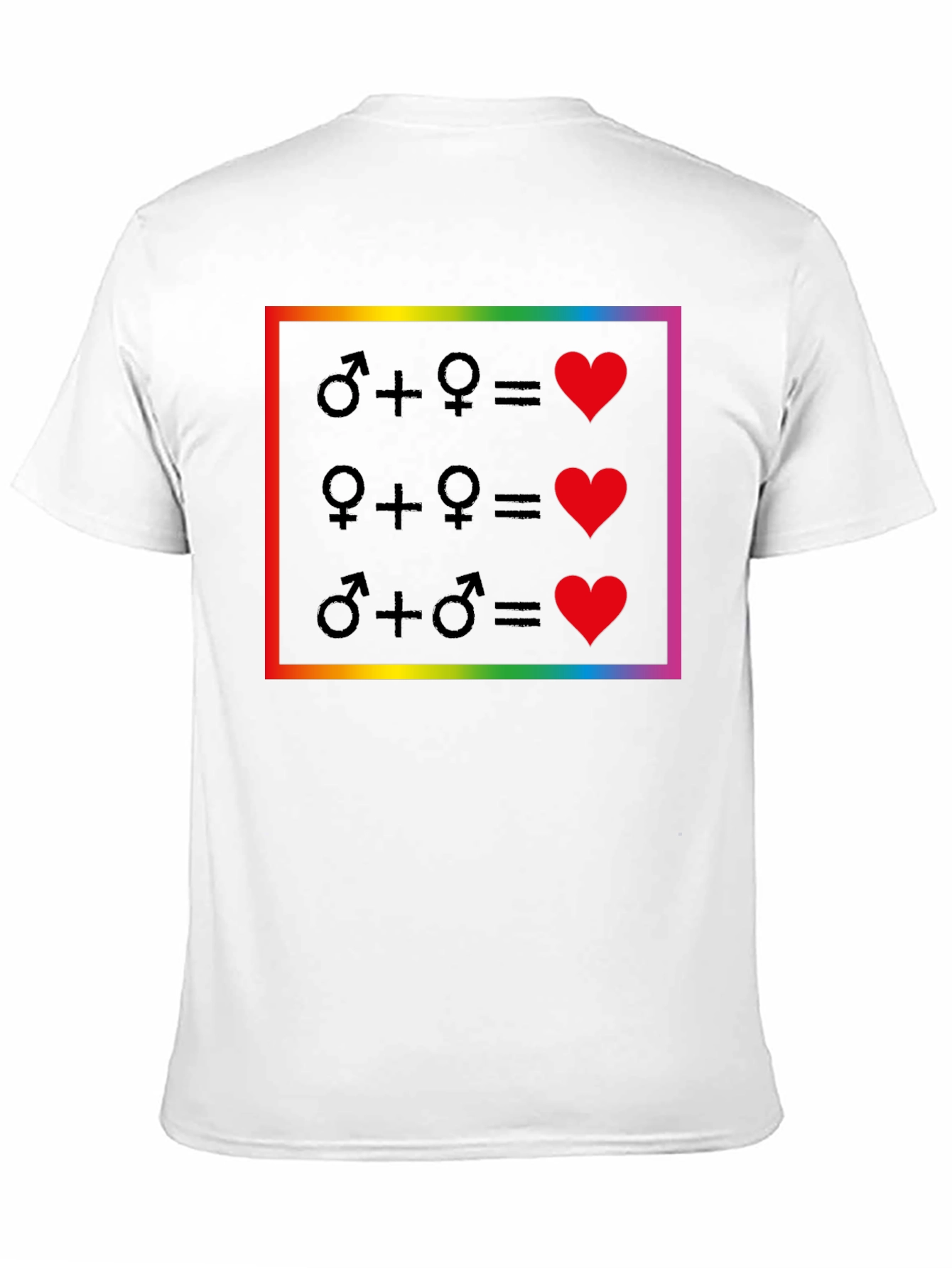 Love Wins Equality T-Shirt - Pride Rainbow Design