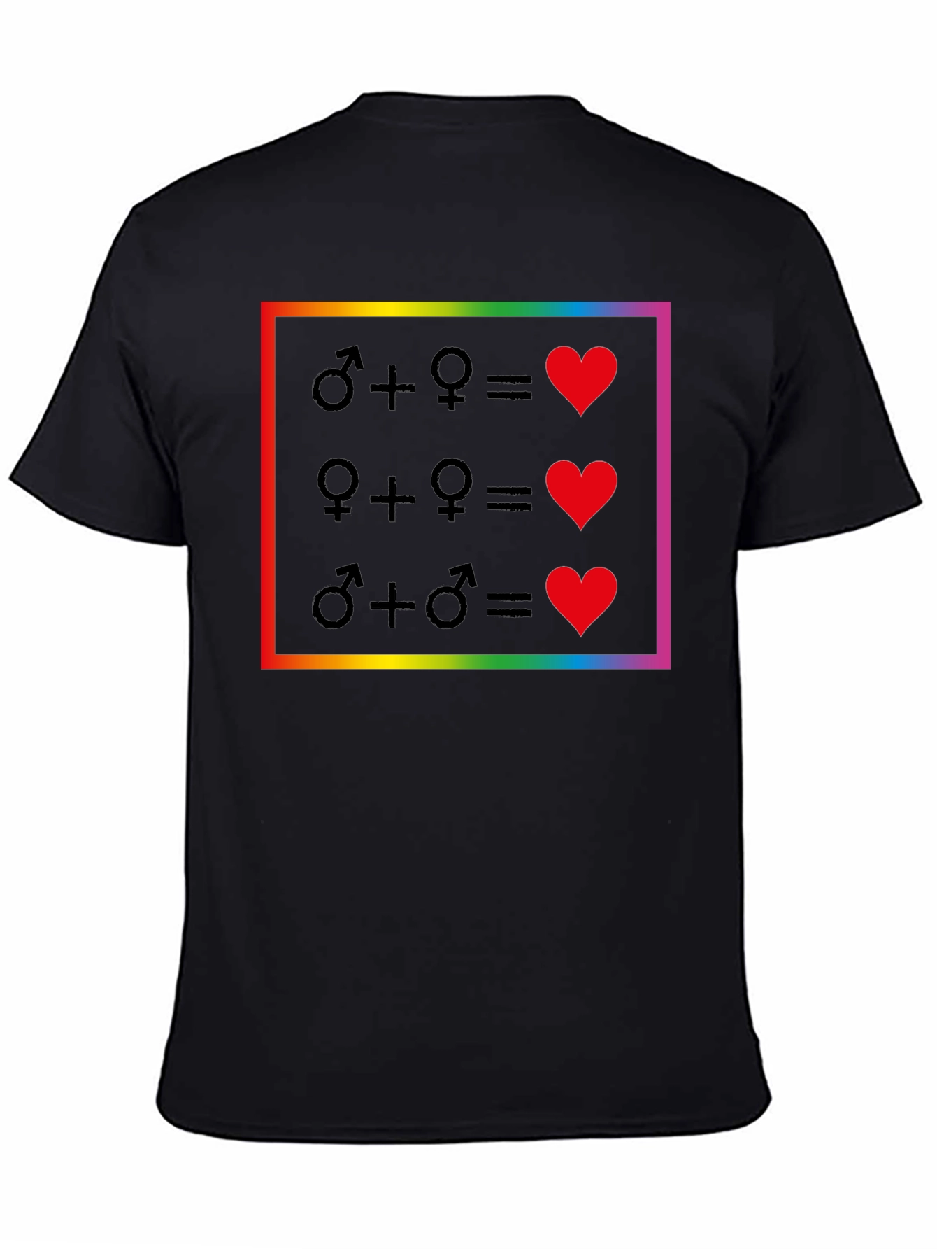 Love Wins Equality T-Shirt - Pride Rainbow Design