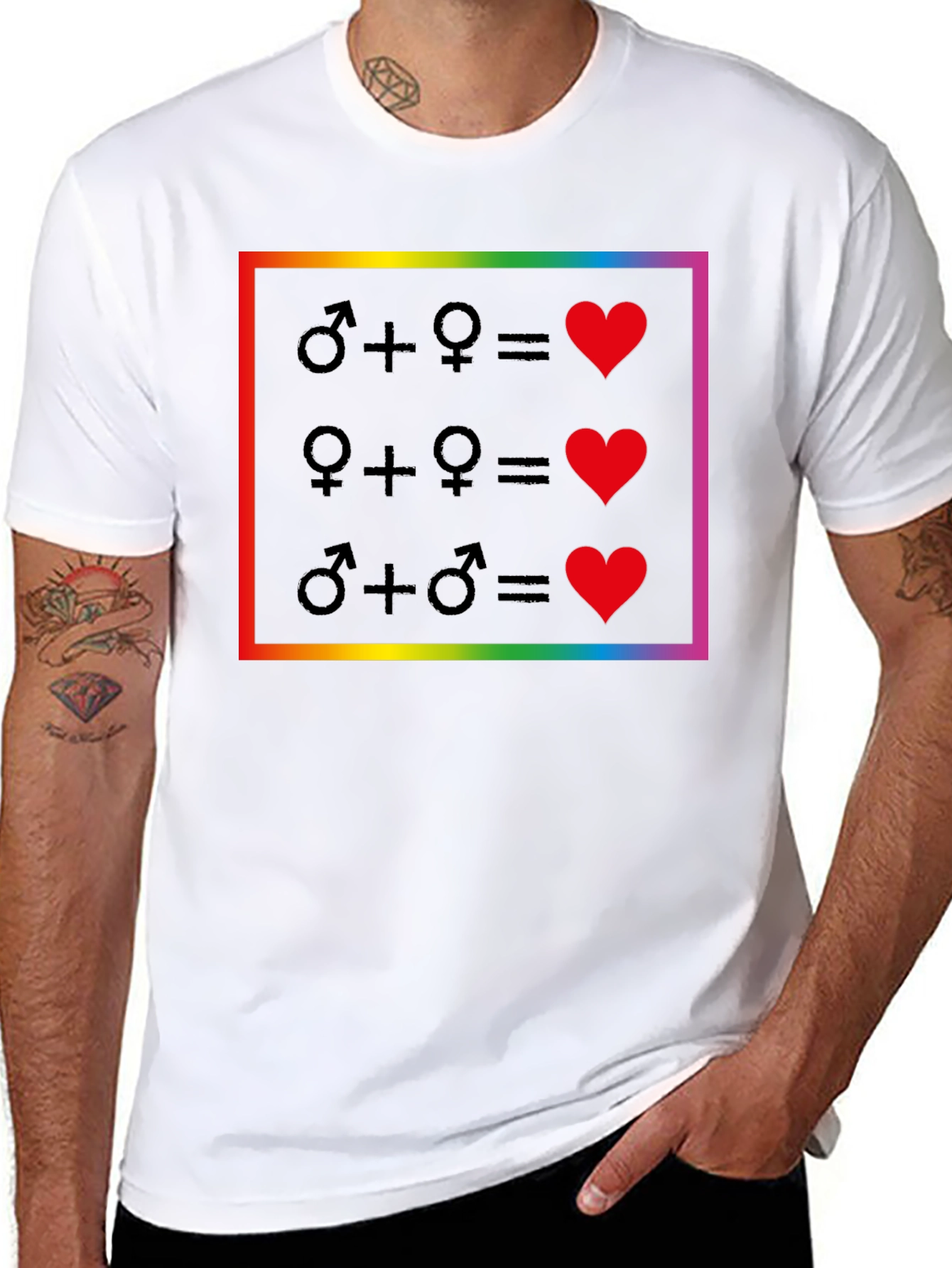 Love Wins Equality T-Shirt - Pride Rainbow Design
