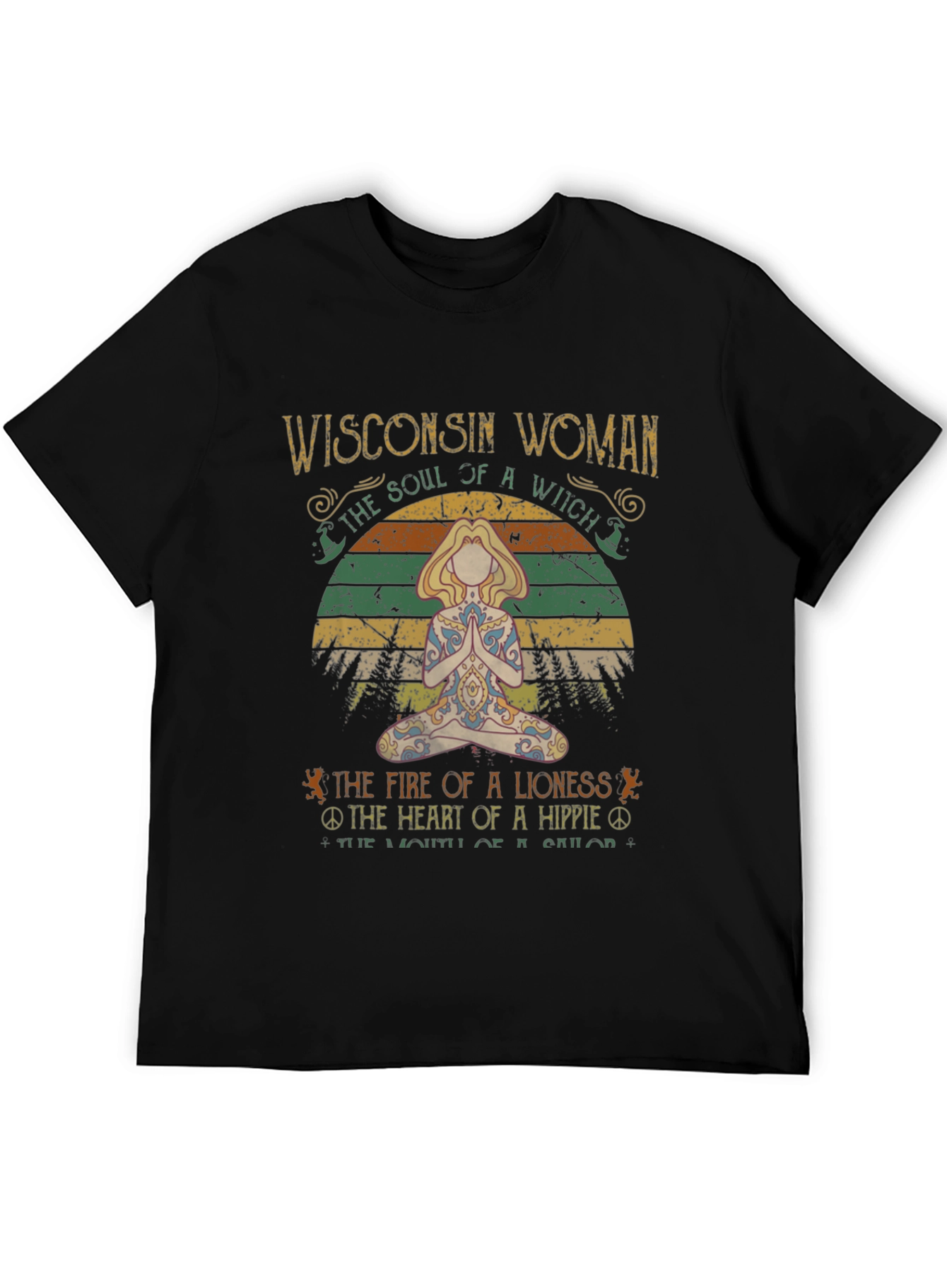Wisconsin Woman T-Shirt - Soul of a Witch