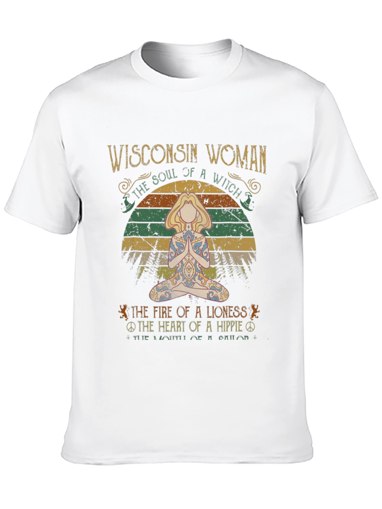 Wisconsin Woman T-Shirt - Soul of a Witch