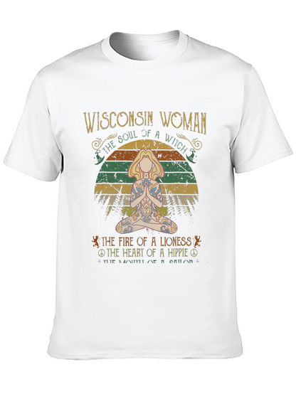 Wisconsin Woman T-Shirt - Soul of a Witch
