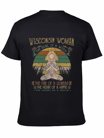 Wisconsin Woman T-Shirt - Soul of a Witch