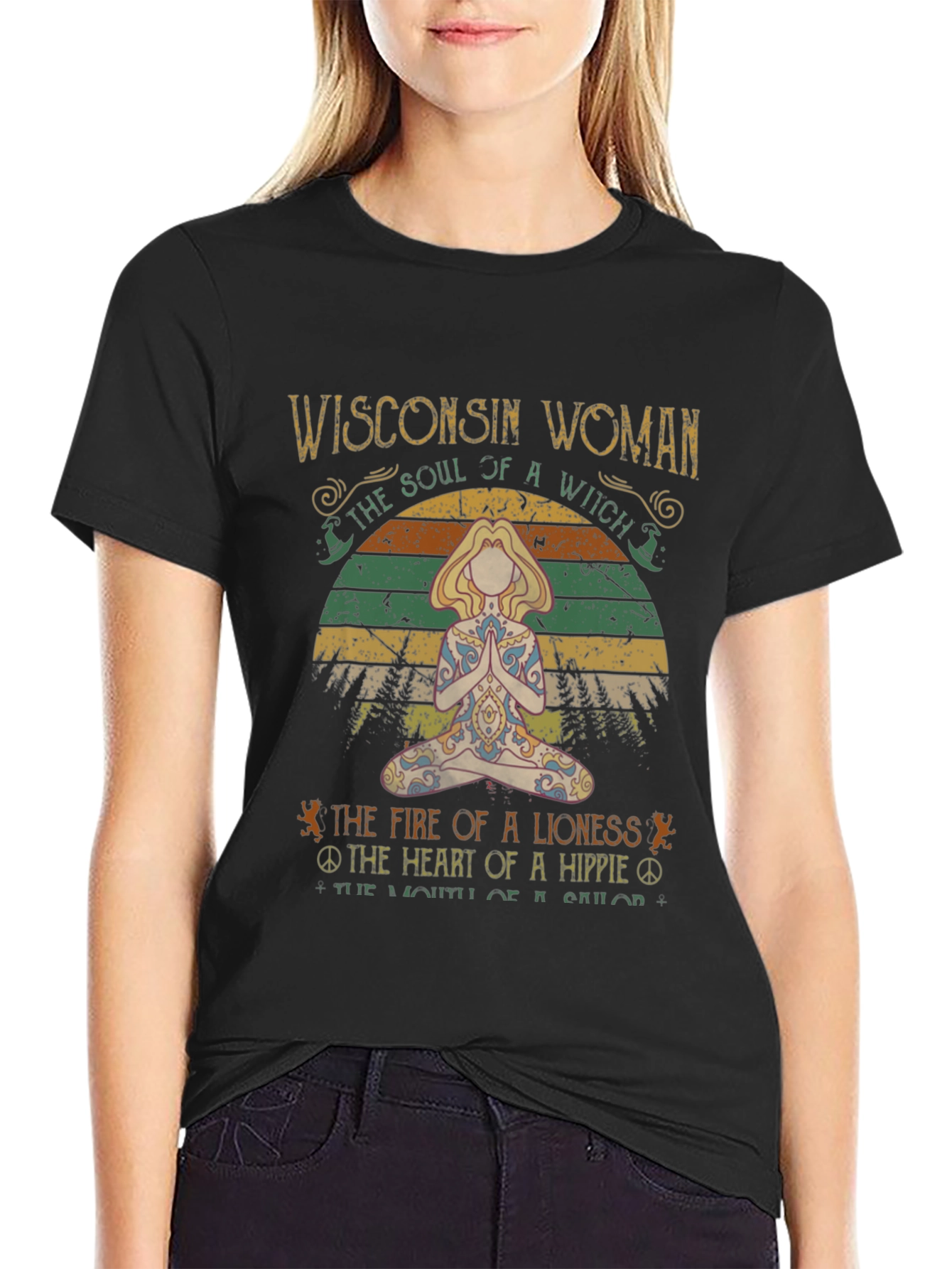 Wisconsin Woman T-Shirt - Soul of a Witch