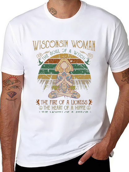 Wisconsin Woman T-Shirt - Soul of a Witch