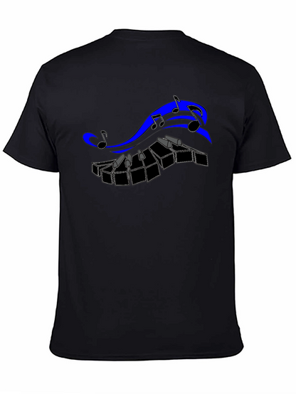 Musical Keyboard T-Shirt - Black