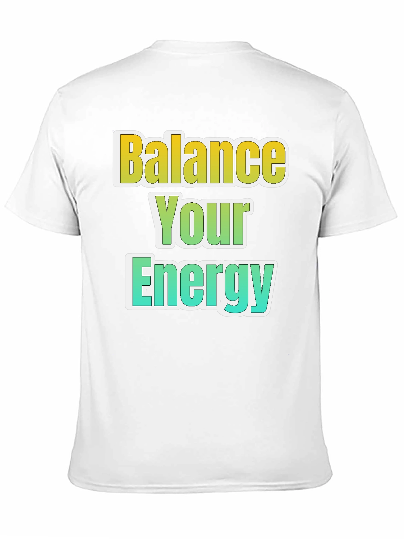 Balance Your Energy Black Graphic Tee