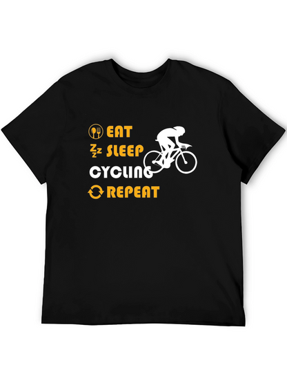 Eat Sleep Cycling Repeat T-Shirt