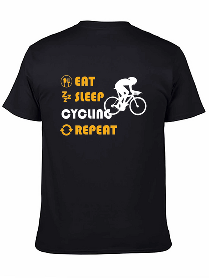Eat Sleep Cycling Repeat T-Shirt