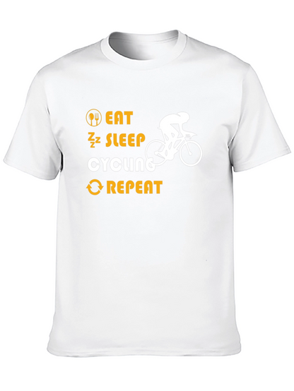 Eat Sleep Cycling Repeat T-Shirt