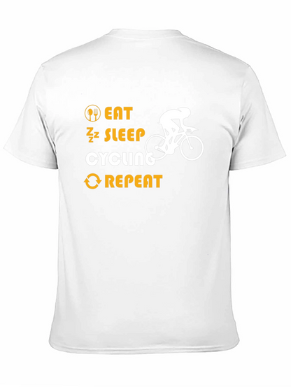 Eat Sleep Cycling Repeat T-Shirt