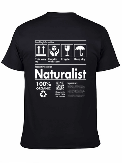 Naturalist Organic T-Shirt - Novelty Design