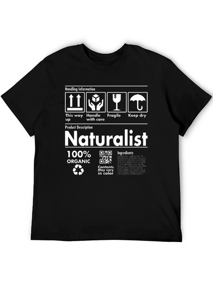 Naturalist Organic T-Shirt - Novelty Design