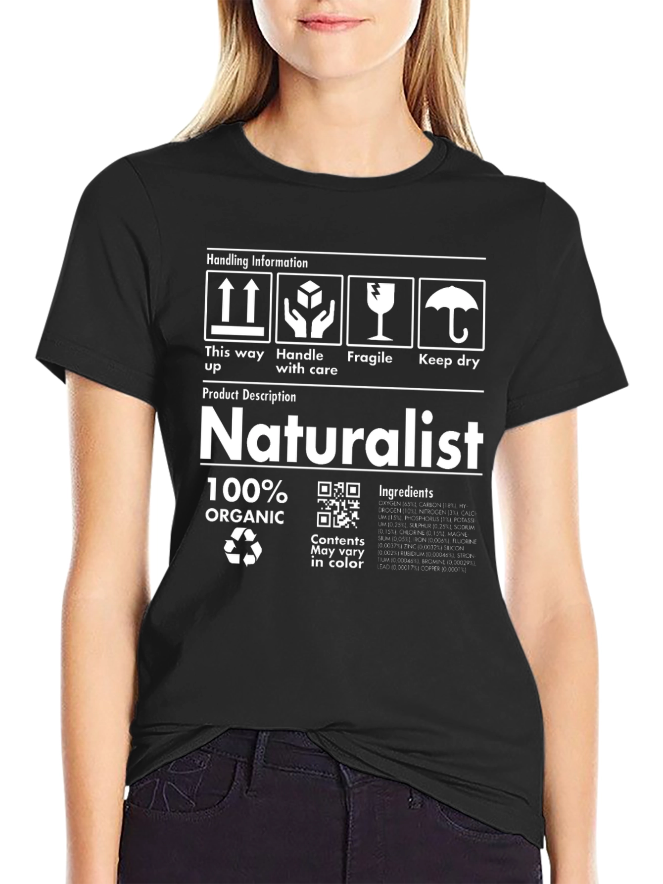 Naturalist Organic T-Shirt - Novelty Design