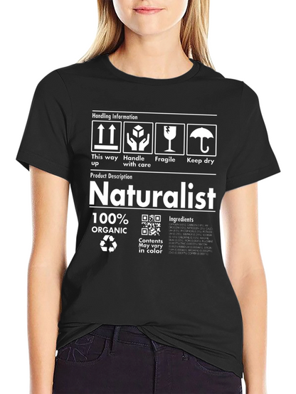 Naturalist Organic T-Shirt - Novelty Design